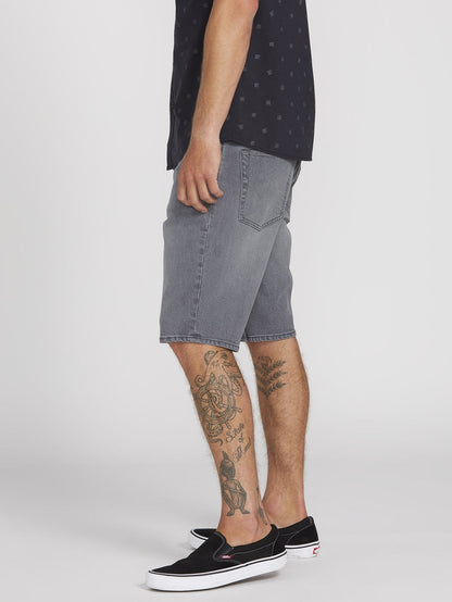 Kinkade Denim Shorts - GRAY VINTAGE
