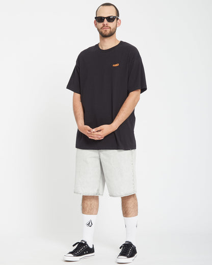 Denim Billow Shorts - BONE