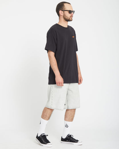 Denim Billow Shorts - BONE
