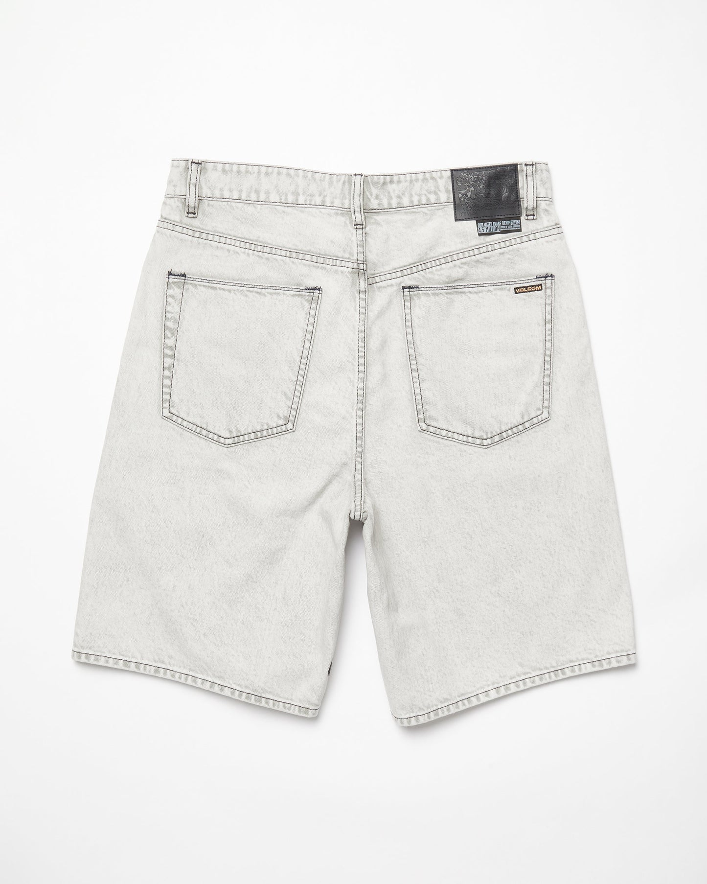Denim Billow Shorts - BONE