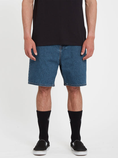 Short Billow Denim - INDIGO RIGIDE WASH