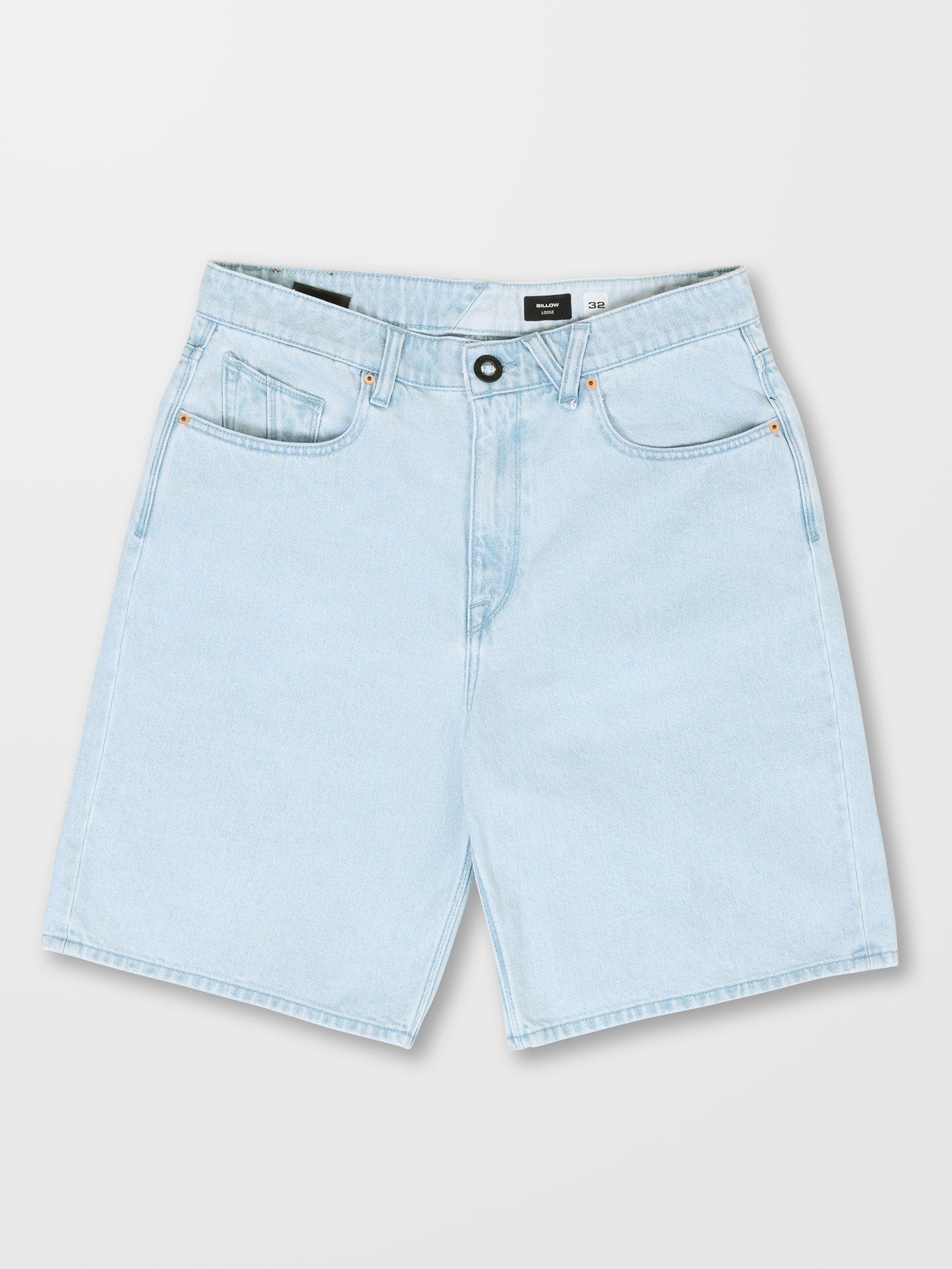 Billow Denim Shorts - LIGHT BLUE