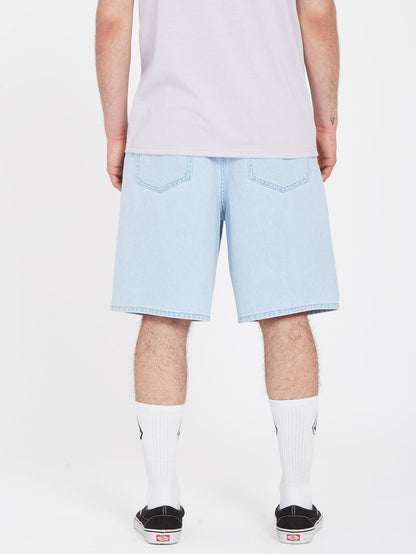 Billow Denim Shorts - LIGHT BLUE