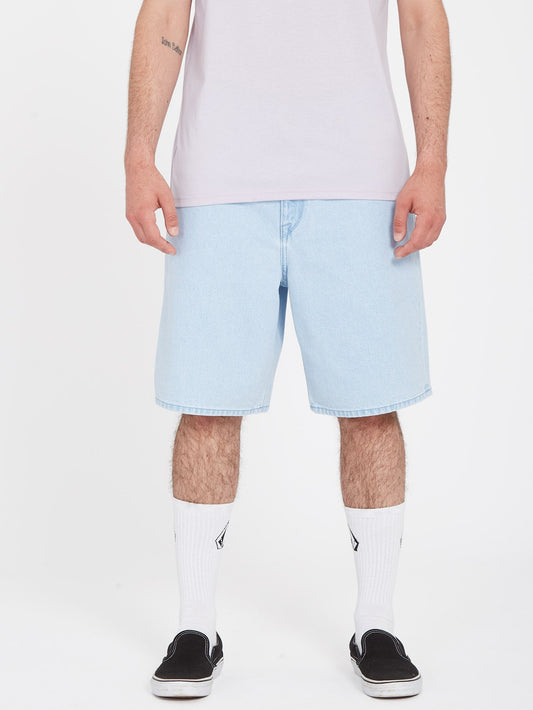 Billow Denim Shorts - HELLBLAU