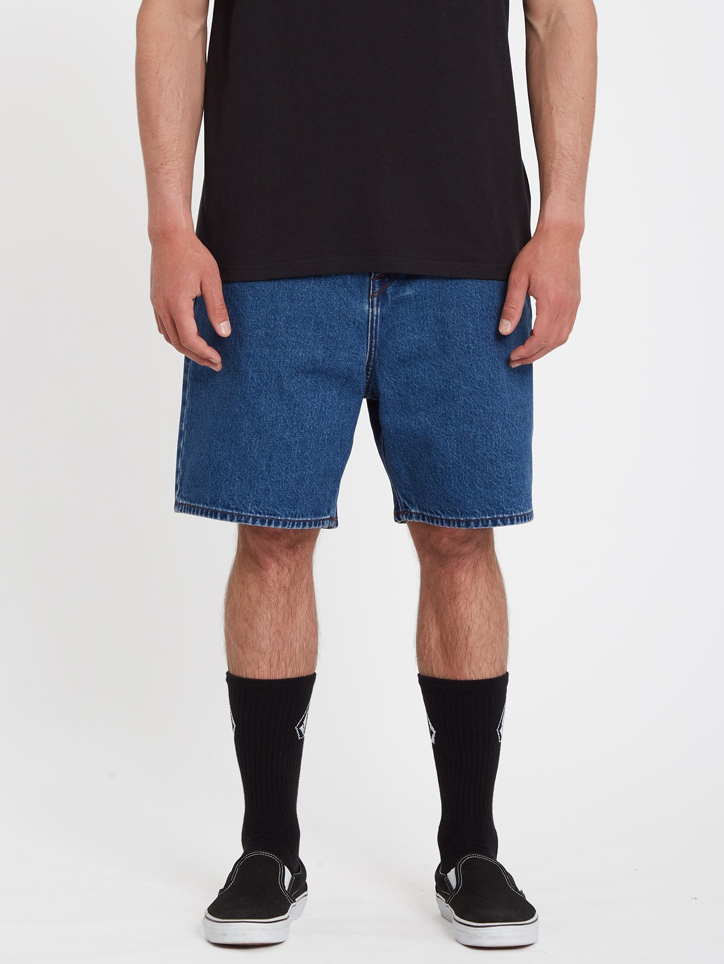 Short Billow Denim - OLIVER MID BLUE
