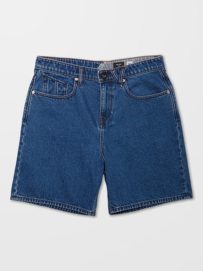 Short Billow Denim - OLIVER MID BLUE