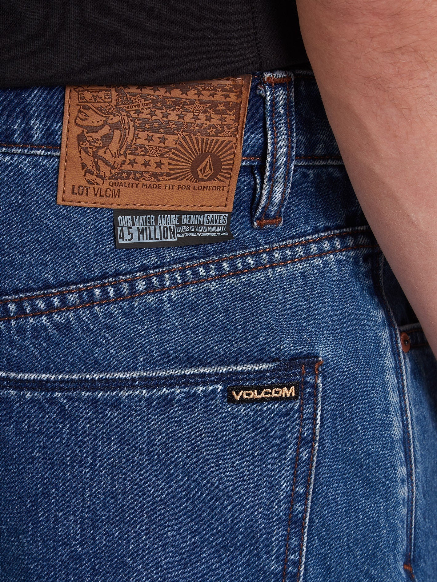Short Billow Denim - OLIVER MID BLUE