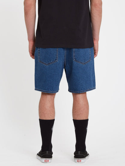 Short Billow Denim - OLIVER MID BLUE
