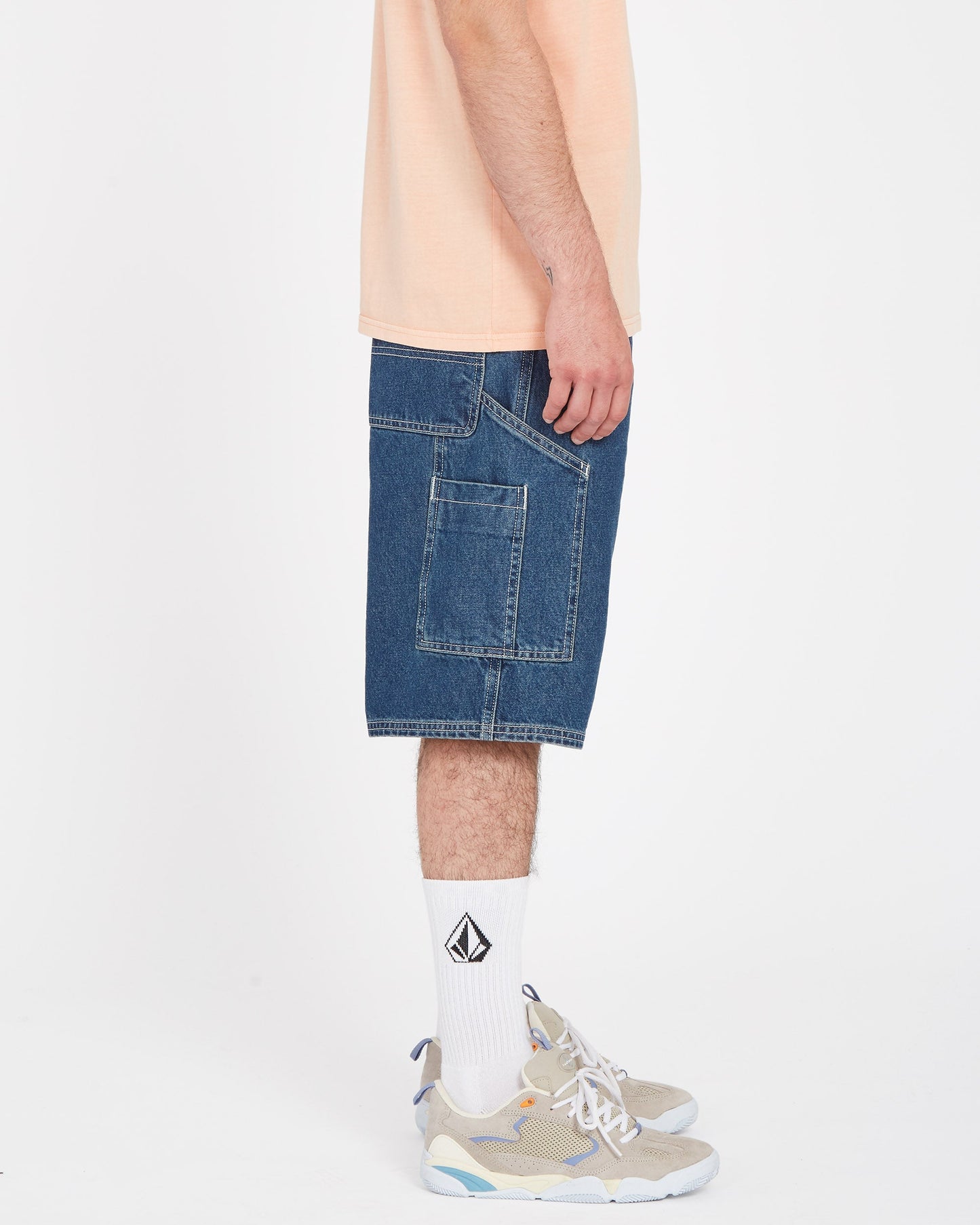 Utility-Shorts aus Denim im Labor-Look – INDIGO RIDGE WASH