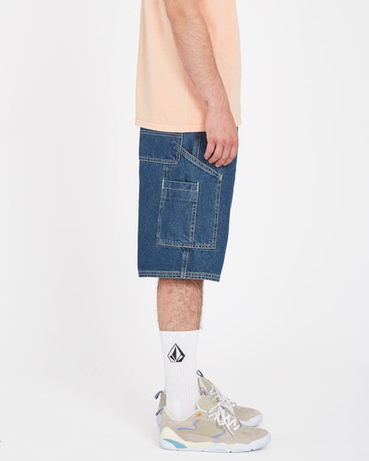 Utility-Shorts aus Denim im Labor-Look – INDIGO RIDGE WASH