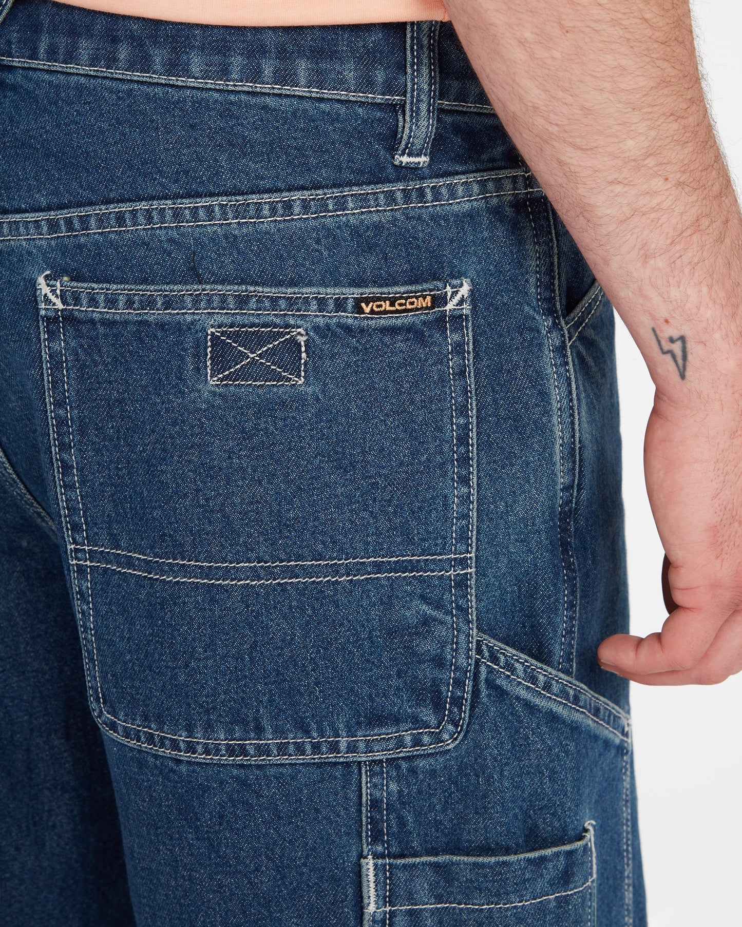 Utility-Shorts aus Denim im Labor-Look – INDIGO RIDGE WASH