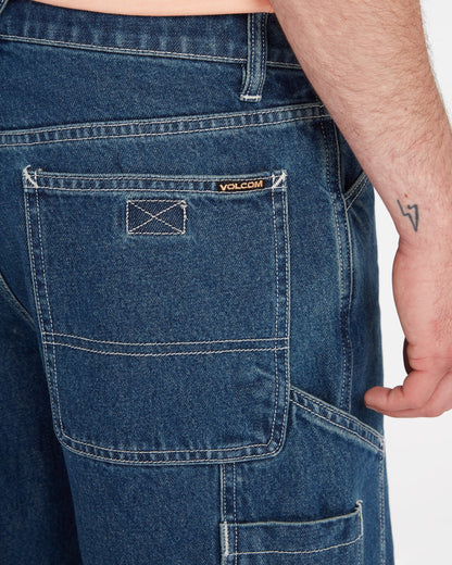 Utility-Shorts aus Denim im Labor-Look – INDIGO RIDGE WASH