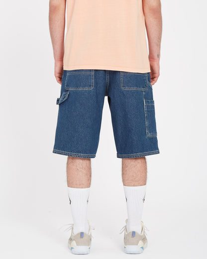 Utility-Shorts aus Denim im Labor-Look – INDIGO RIDGE WASH