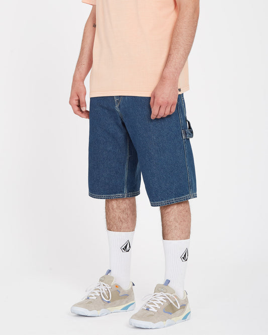 Utility-Shorts aus Denim im Labor-Look – INDIGO RIDGE WASH