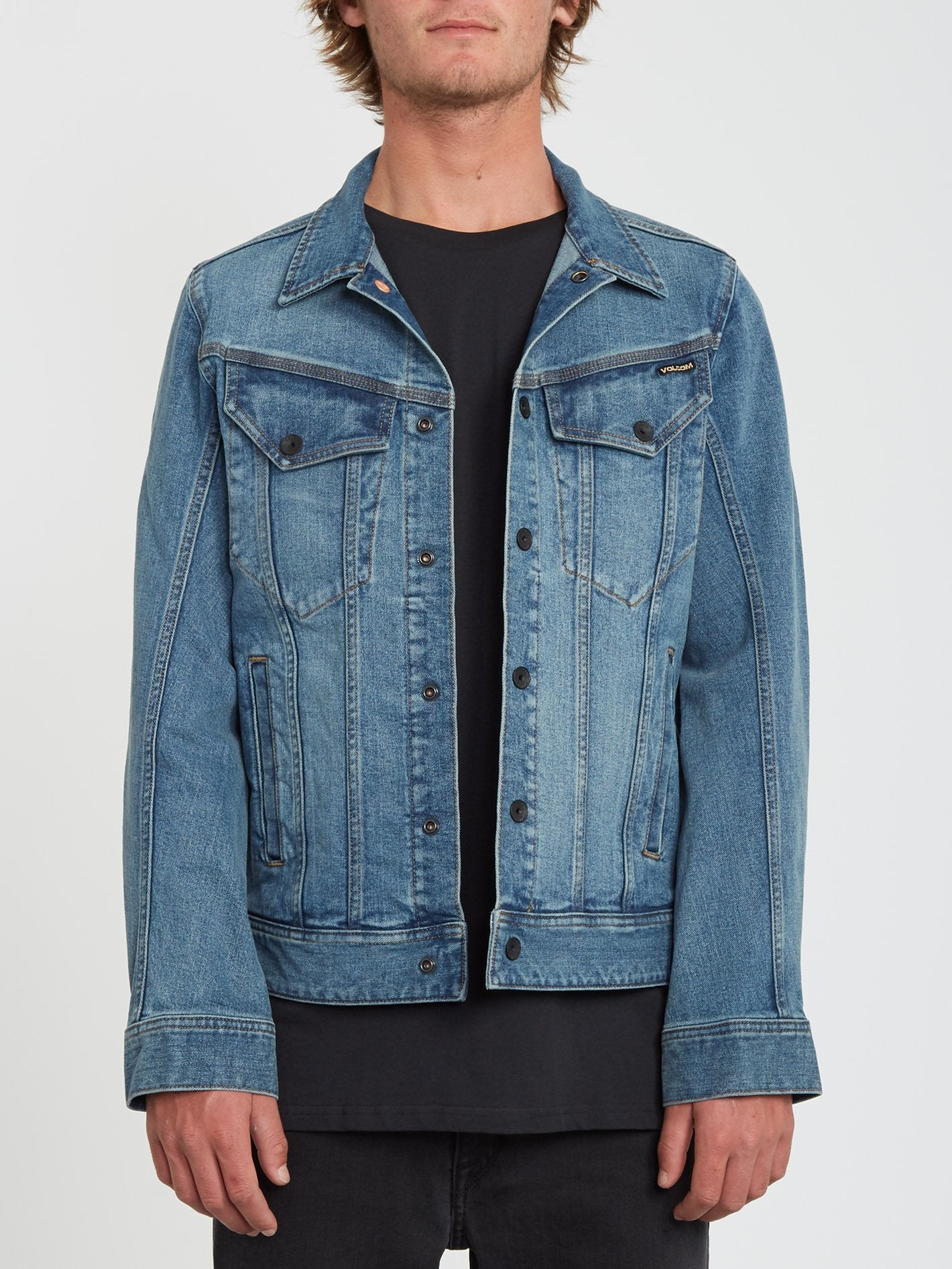 Veste en Jean Weaver - MEDIUM DIRTY BLUE