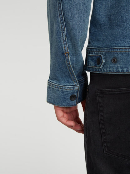 Veste en Jean Weaver - MEDIUM DIRTY BLUE