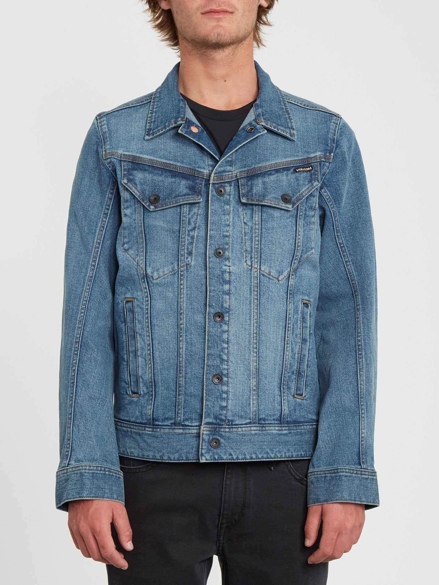 Veste en Jean Weaver - MEDIUM DIRTY BLUE