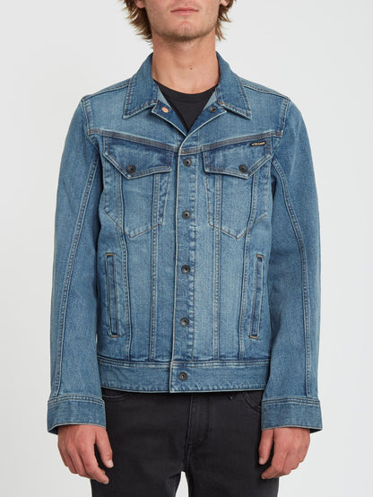 Veste en Jean Weaver - MEDIUM DIRTY BLUE