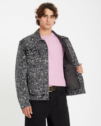 Veste Denim Filip Rygalski - BLACK PRINT