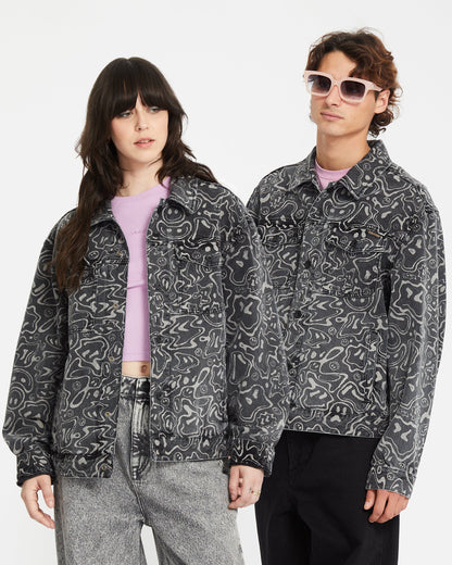 Veste Denim Filip Rygalski - BLACK PRINT