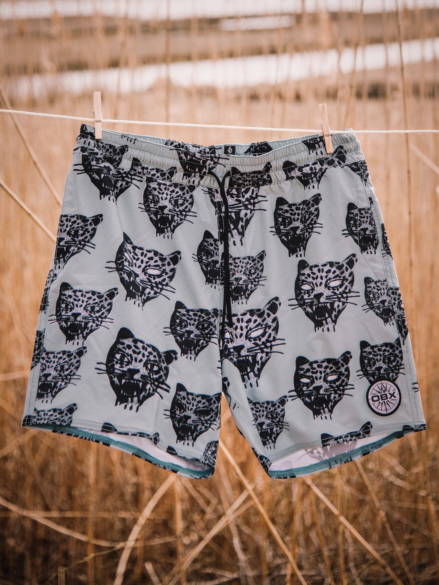 OBX JJ Trunk 17" Boardshort - BLUE FOG