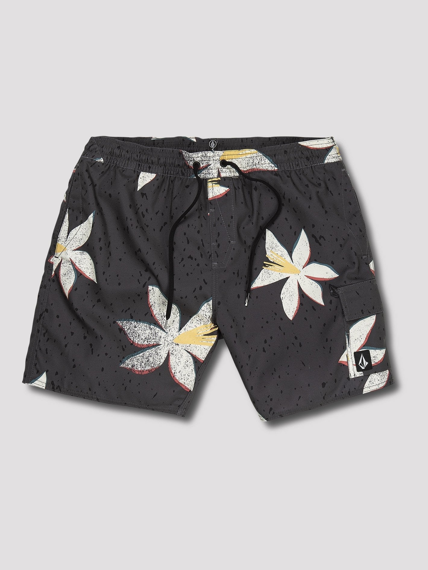 True Trunks 17" Boardshorts - Asphaltschwarz