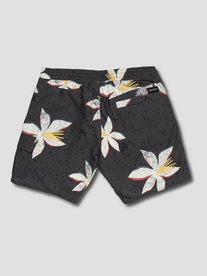 True Trunks 17" Boardshorts - Asphaltschwarz