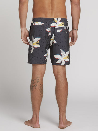 True Trunks 17" Boardshorts - Asphaltschwarz