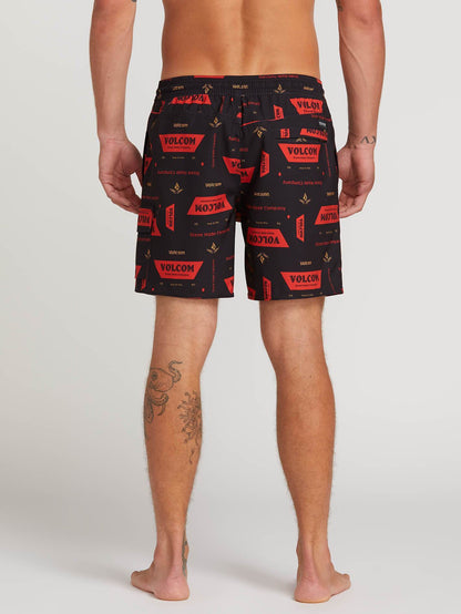 True Trunks 17" Boardshorts - Schwarz