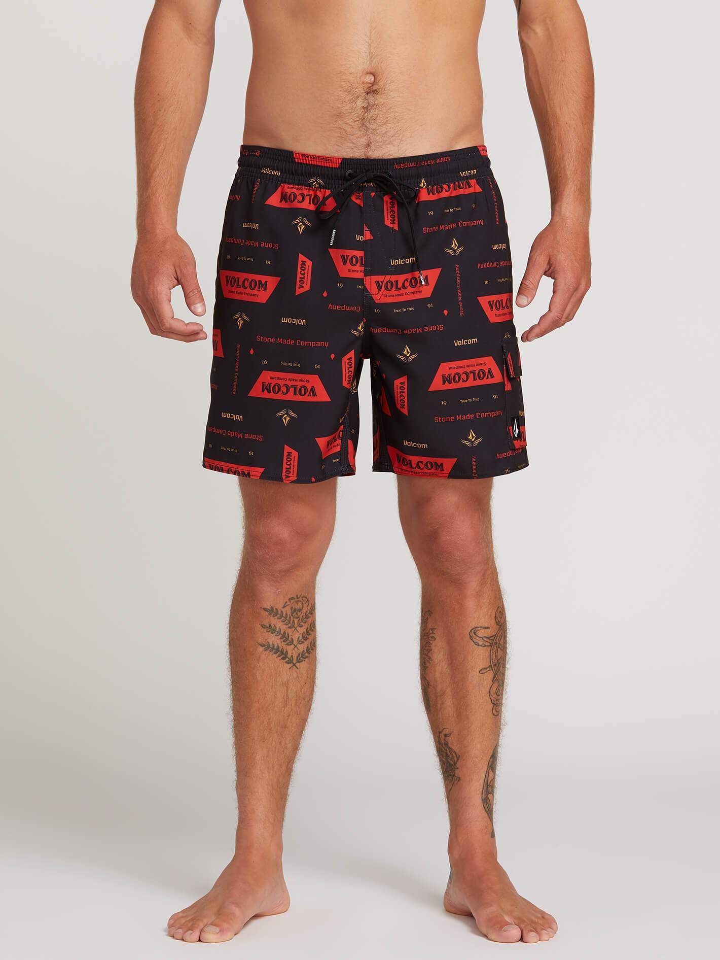 True Trunks 17" Boardshorts - Schwarz