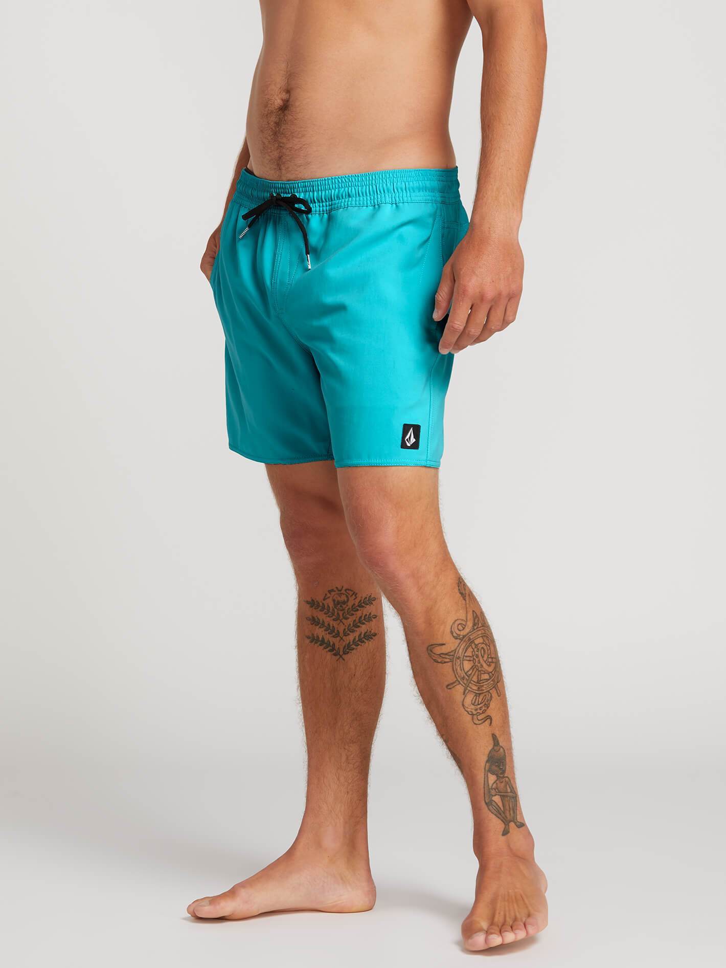 Boardshort Lido Trunks 16" - Cyan Blue