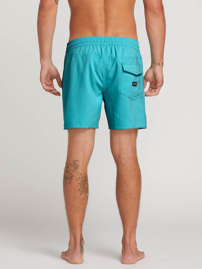 Boardshort Lido Trunks 16" - Cyan Blue