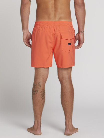 Boardshort Lido Trunks 16" - Electric Coral