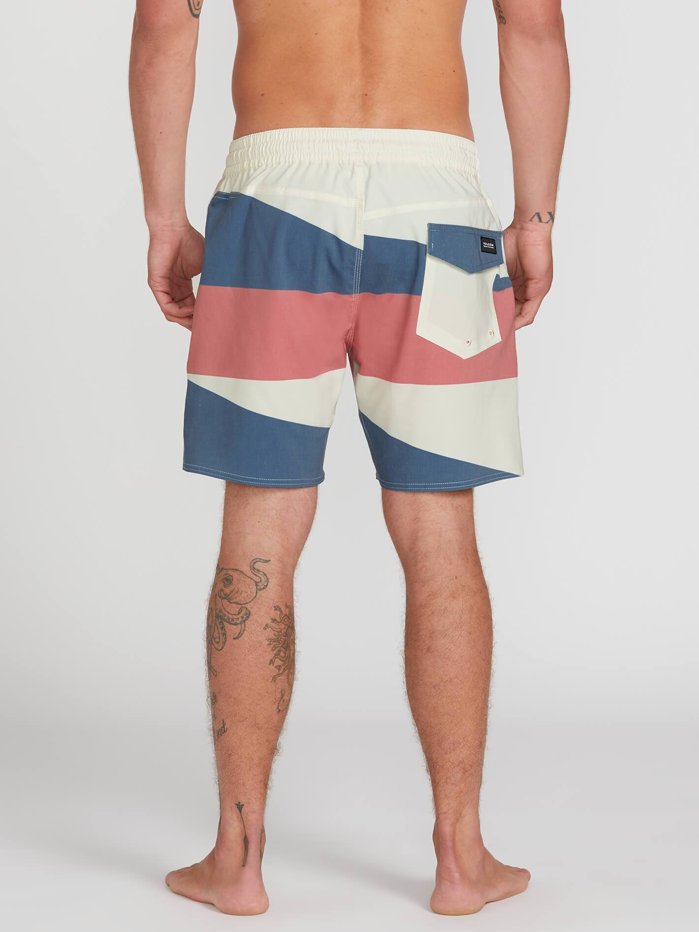 Boardshort Knotical Trunk 17" - WHITE FLASH