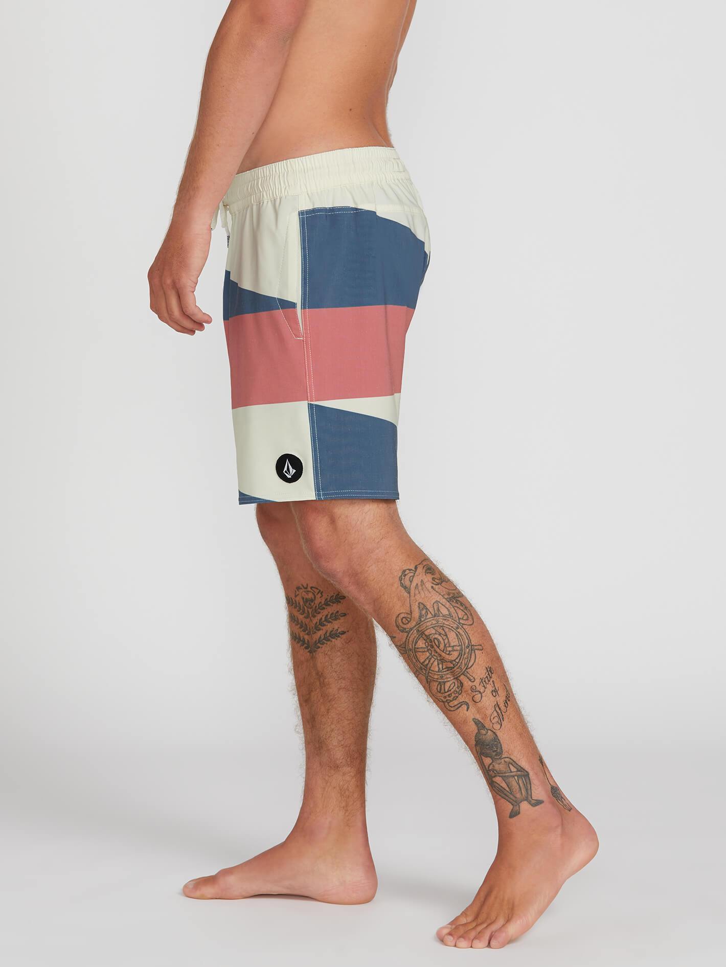 Boardshort Knotical Trunk 17" - WHITE FLASH