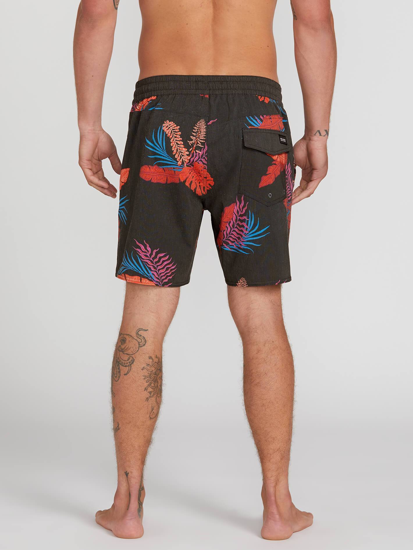 Bermuda Trunk 17" Boardshorts - SCHWARZ