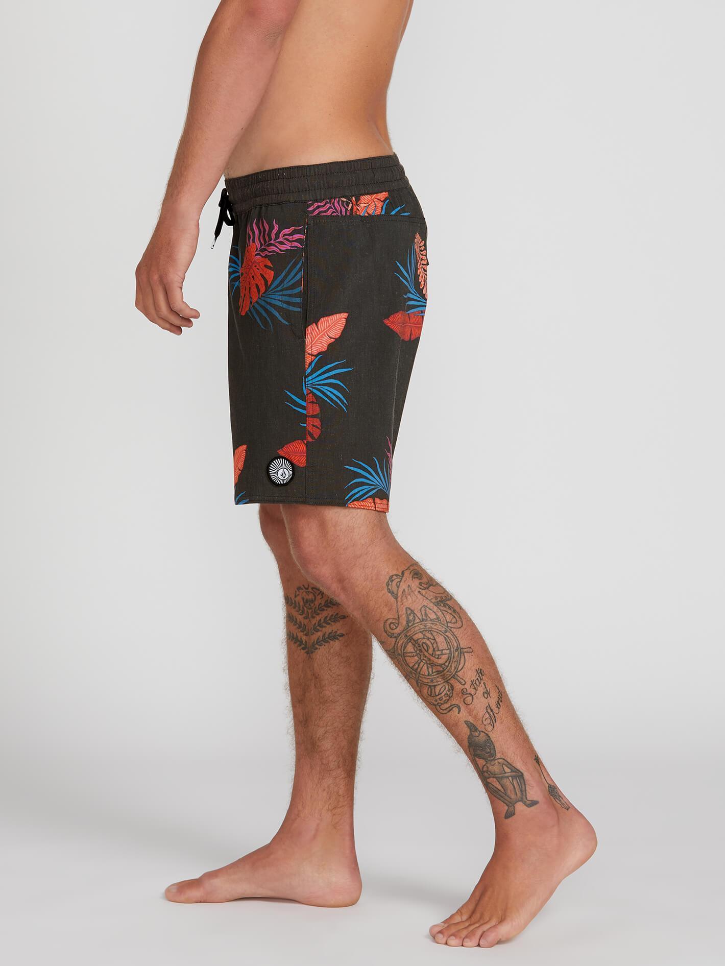 Bermuda Trunk 17" Boardshorts - SCHWARZ