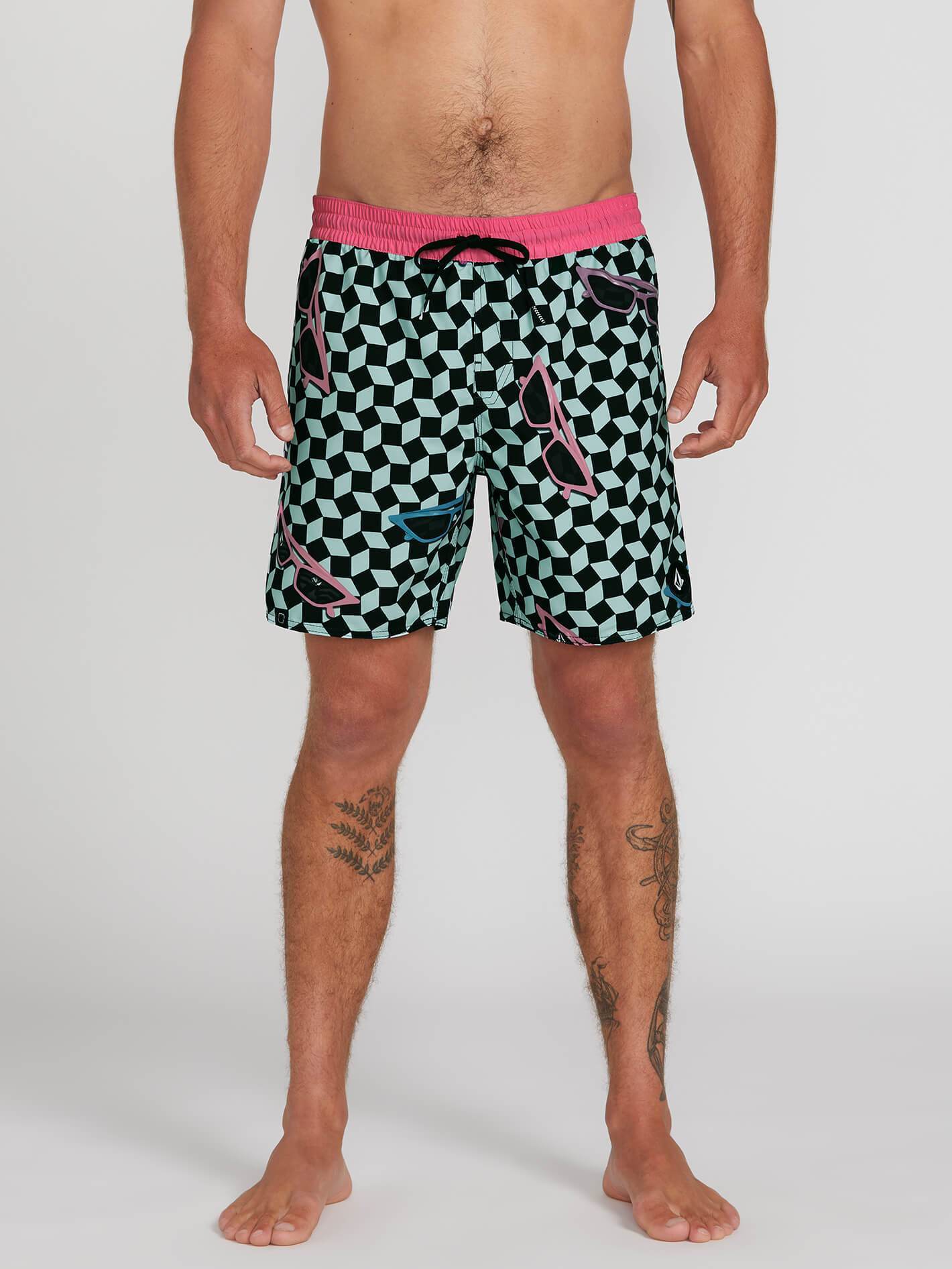Flashback 17" Boardshorts - HARZBLAU