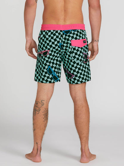 Flashback 17" Boardshorts - HARZBLAU