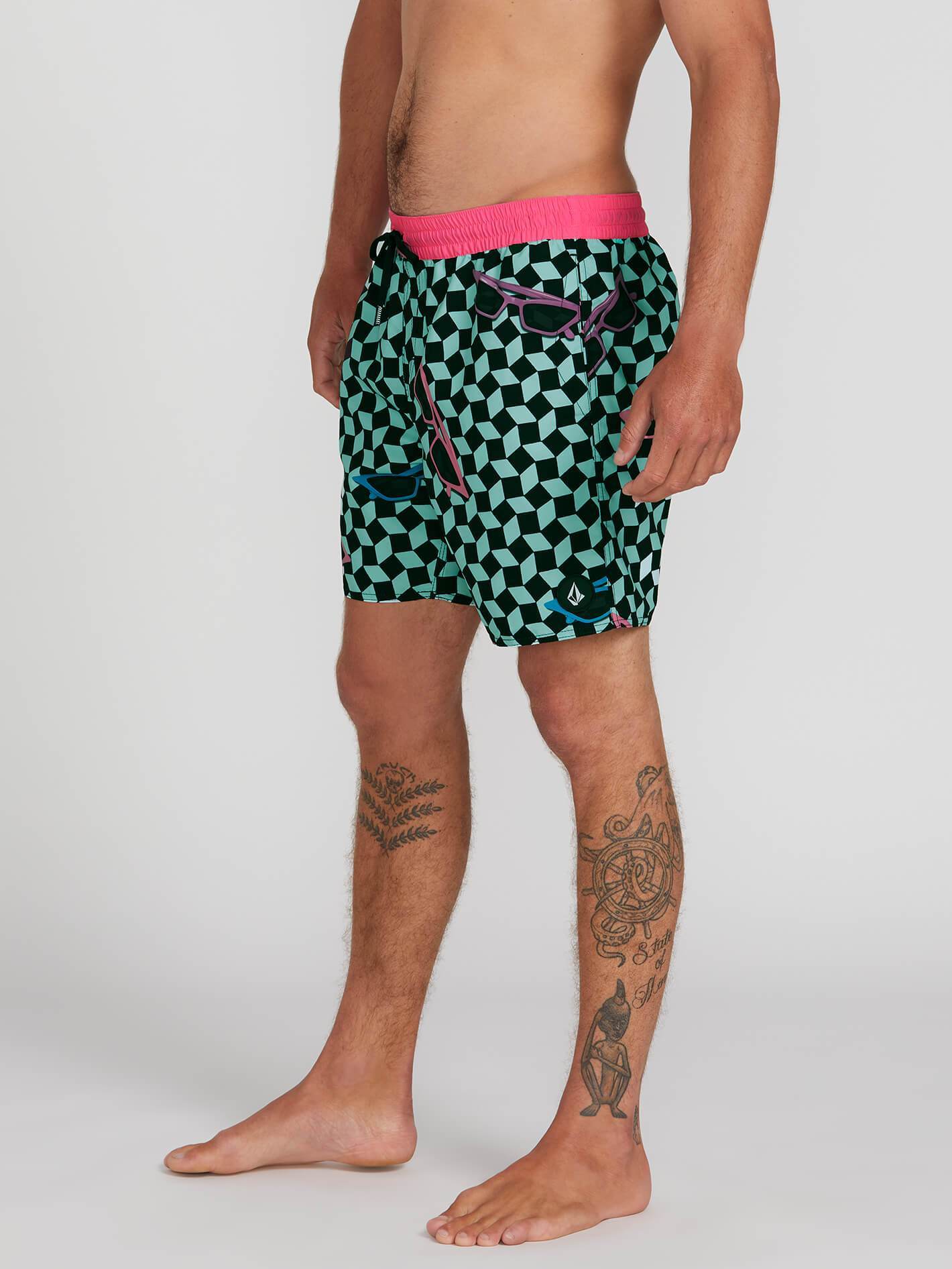 Flashback 17" Boardshorts - HARZBLAU