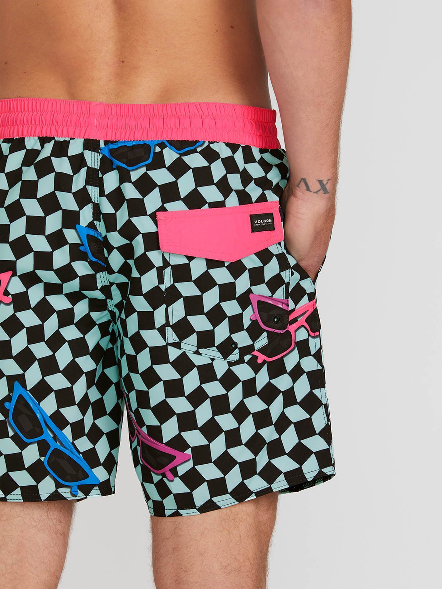Flashback 17" Boardshorts - HARZBLAU