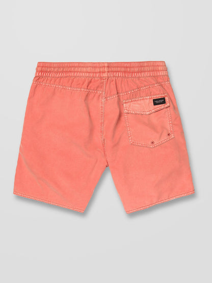 Boardshort Center Trunk 17" - LIVING CORAL