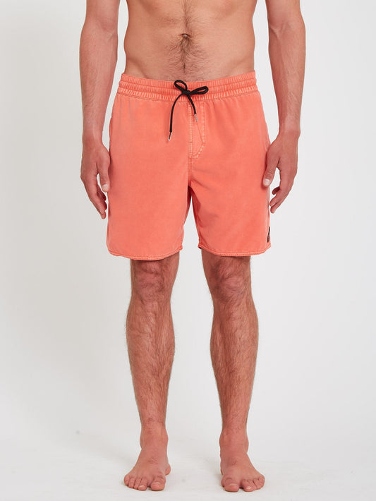 Boardshort Center Trunk 17" - LIVING CORAL