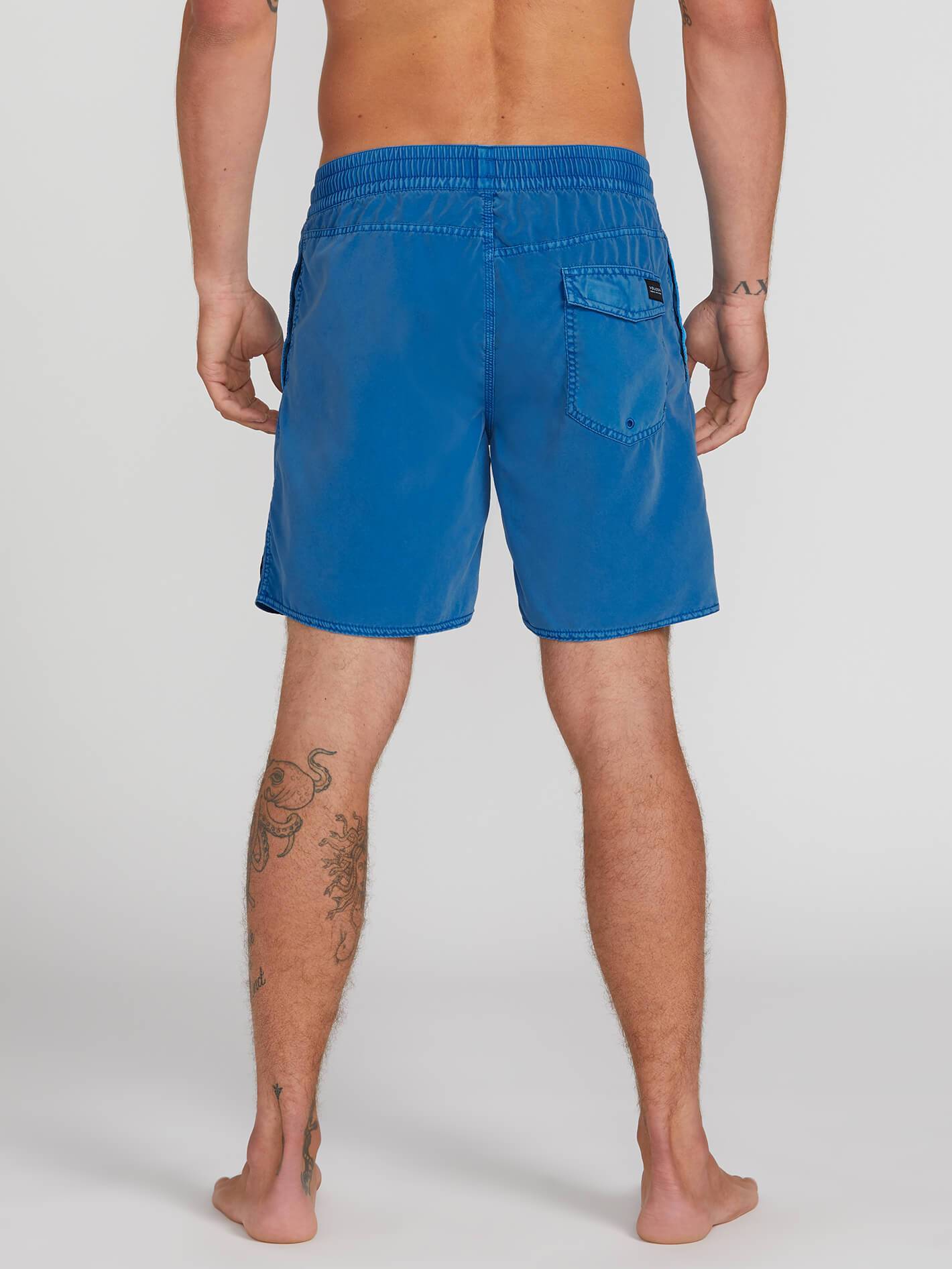 Center Trunk 17" Boardshorts - TRUE BLUE