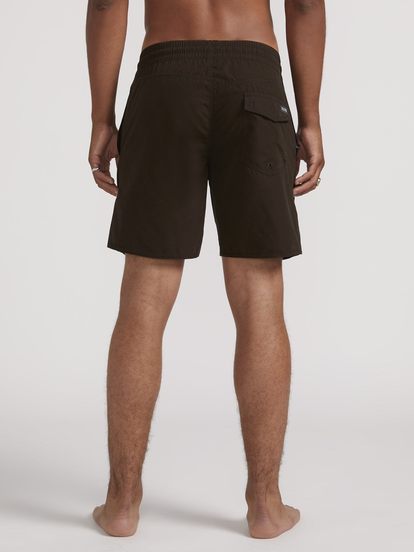 Lido Solid Trunk 16" Boardshorts - SCHWARZ