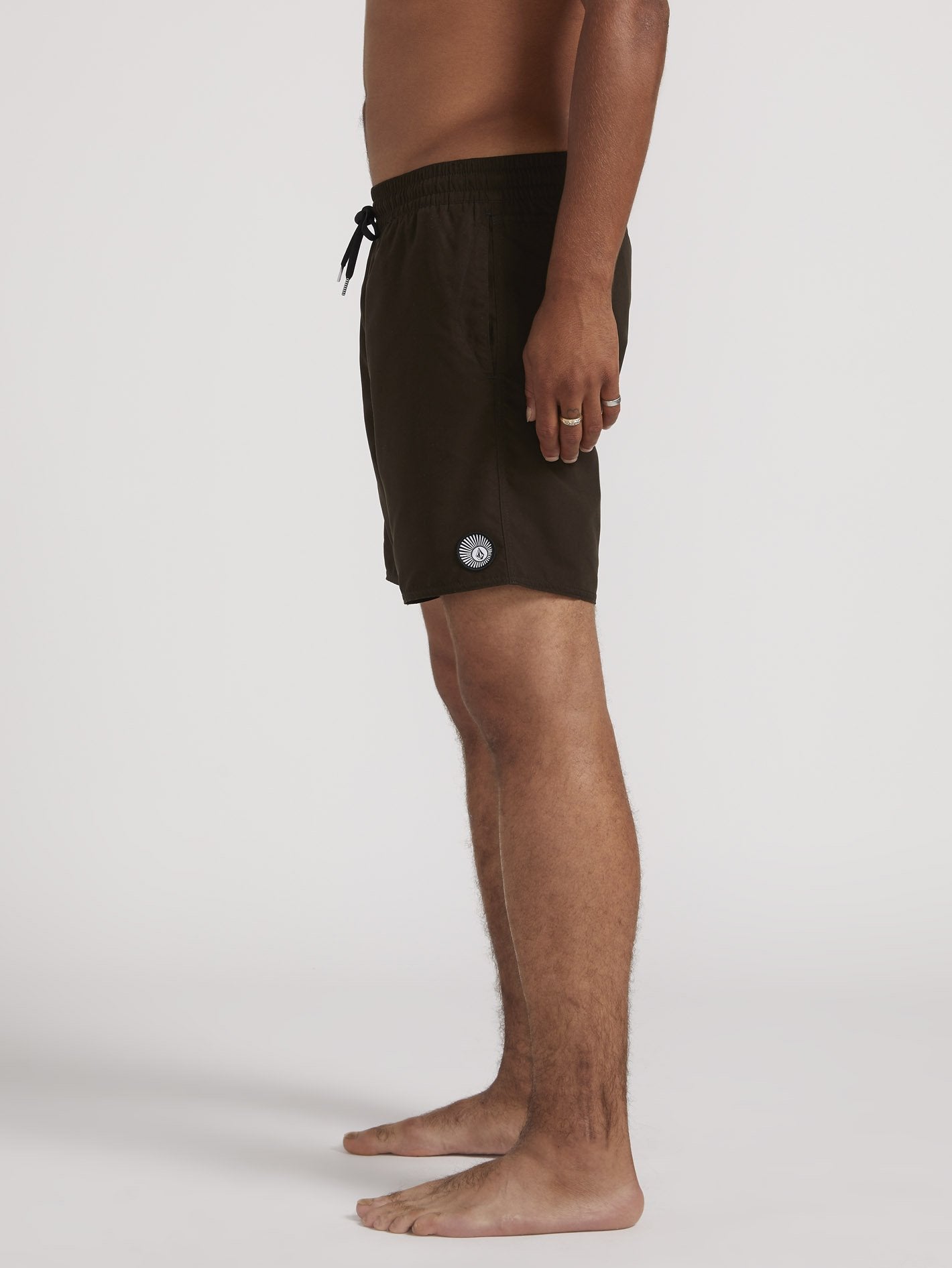 Lido Solid Trunk 16" Boardshorts - SCHWARZ