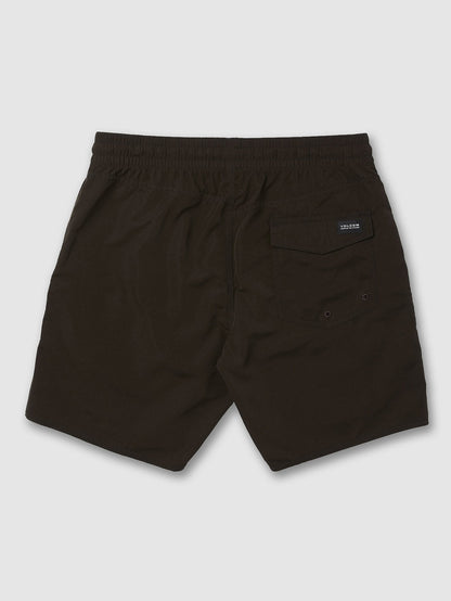 Lido Solid Trunk 16" Boardshorts - SCHWARZ