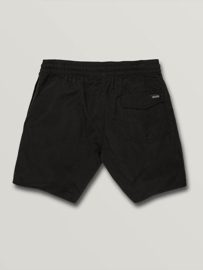 Lido Solid Trunk 16" Boardshorts - SCHWARZ