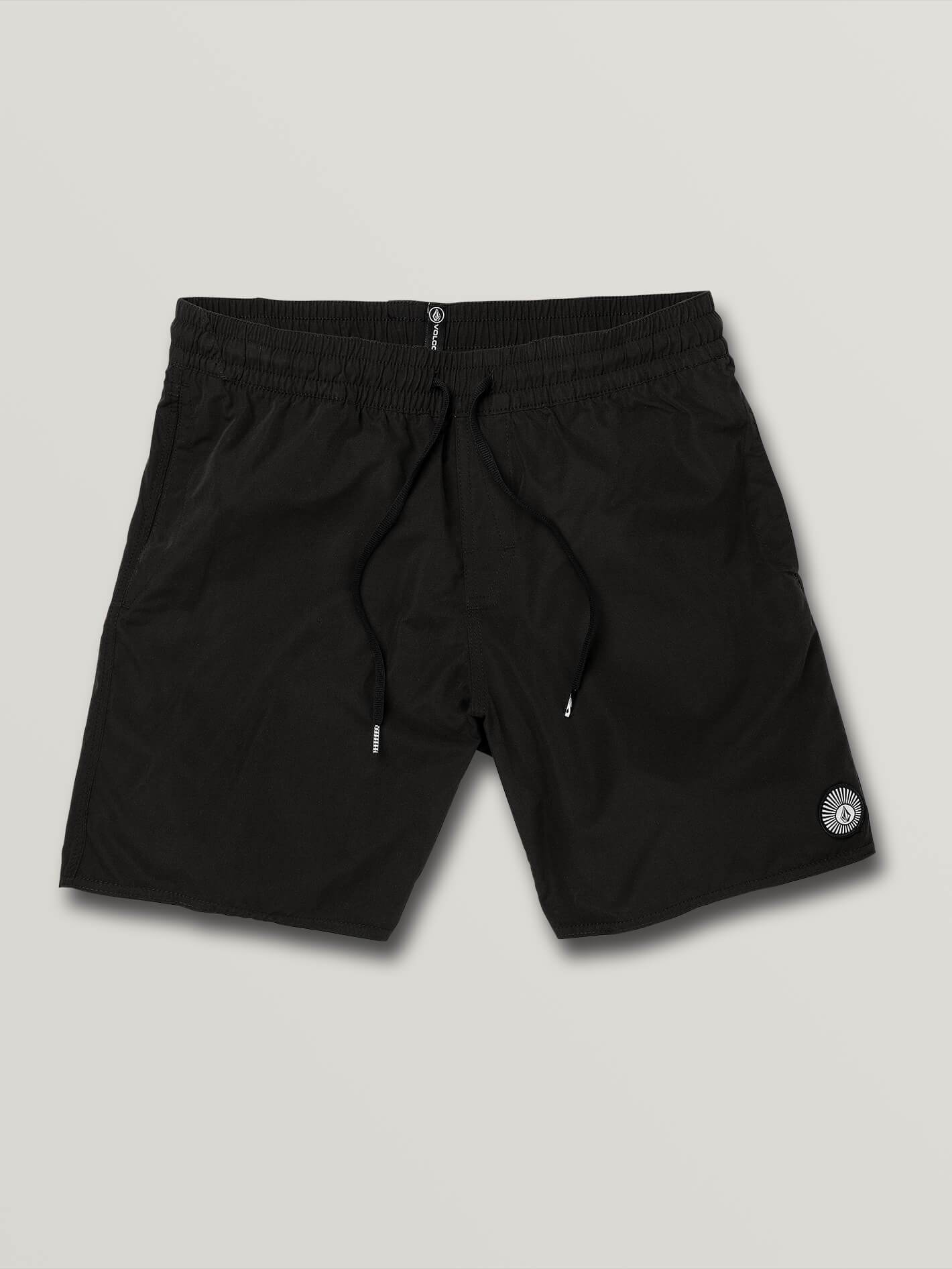 Lido Solid Trunk 16" Boardshorts - SCHWARZ