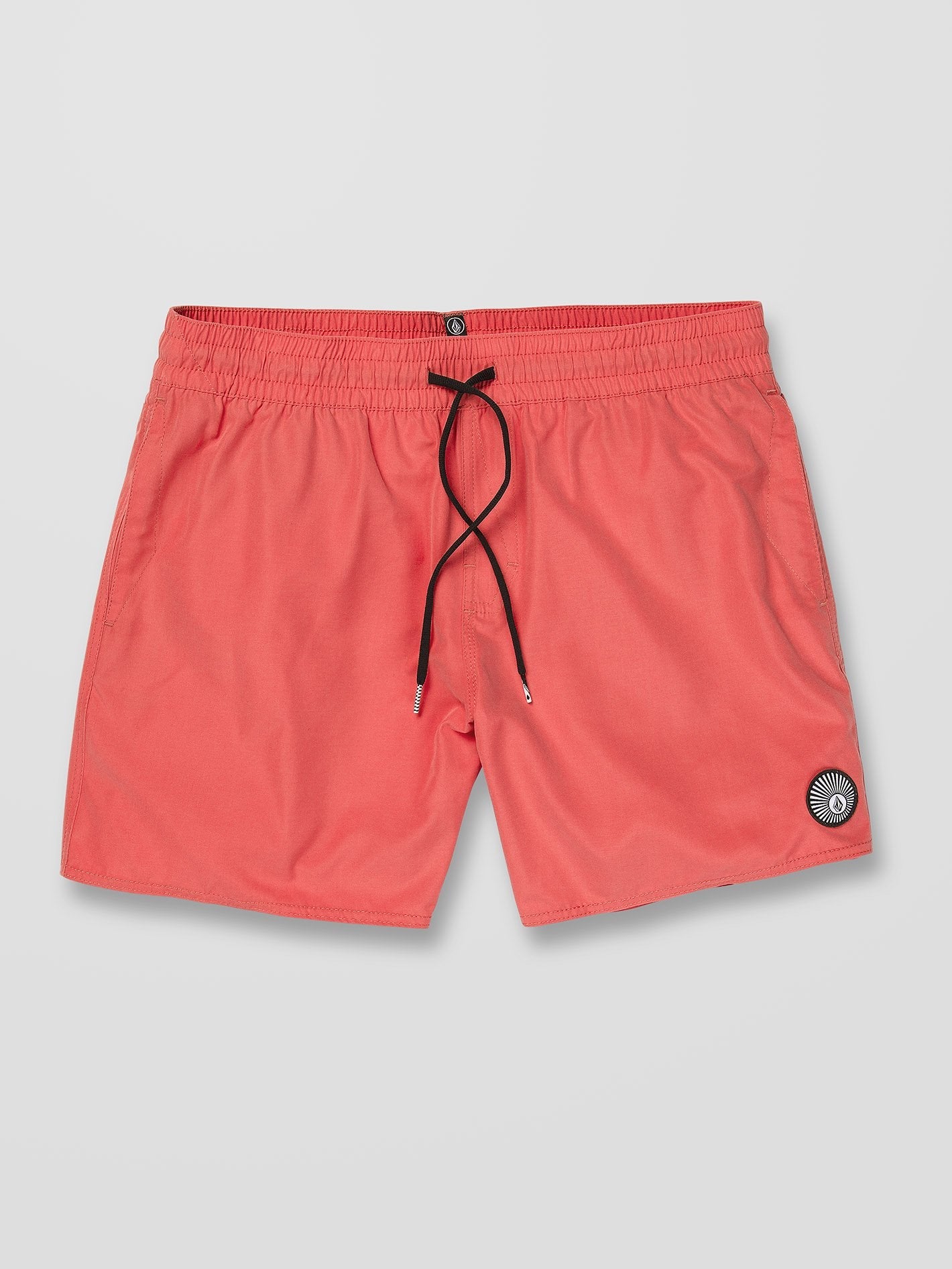 Lido Solid Trunk 16" Boardshorts - CAYENNE